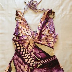 Just Cavalli Multi Color  Sleeveless Top. Small